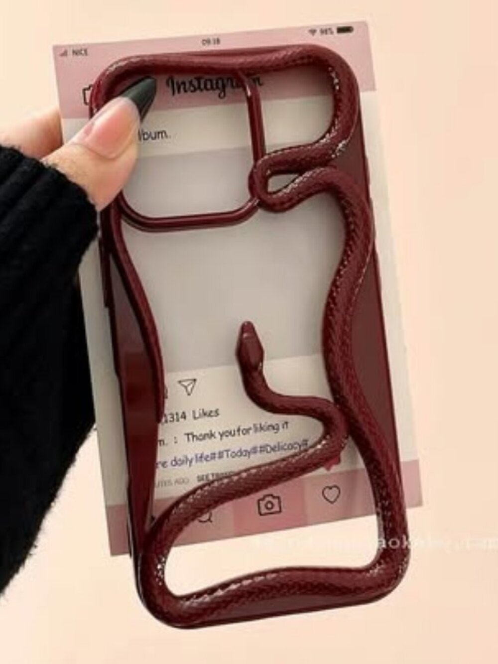 3D Snake iPhone 15 ProCase